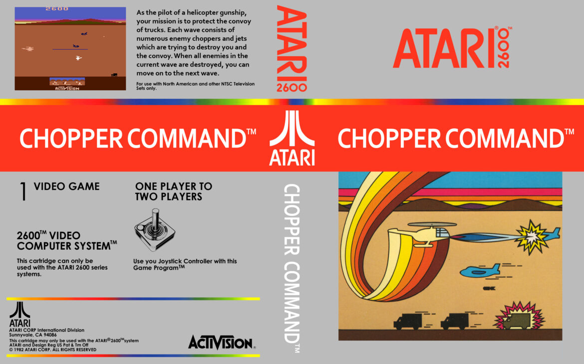 Chopper Command: um clássico dos jogos de helicóptero — Descubra tudo sobre o clássico jogo de helicóptero Chopper Command, lançado para o Atari 2600, e mergulhe em uma emocionante e desafiadora experiência de combate aéreo.