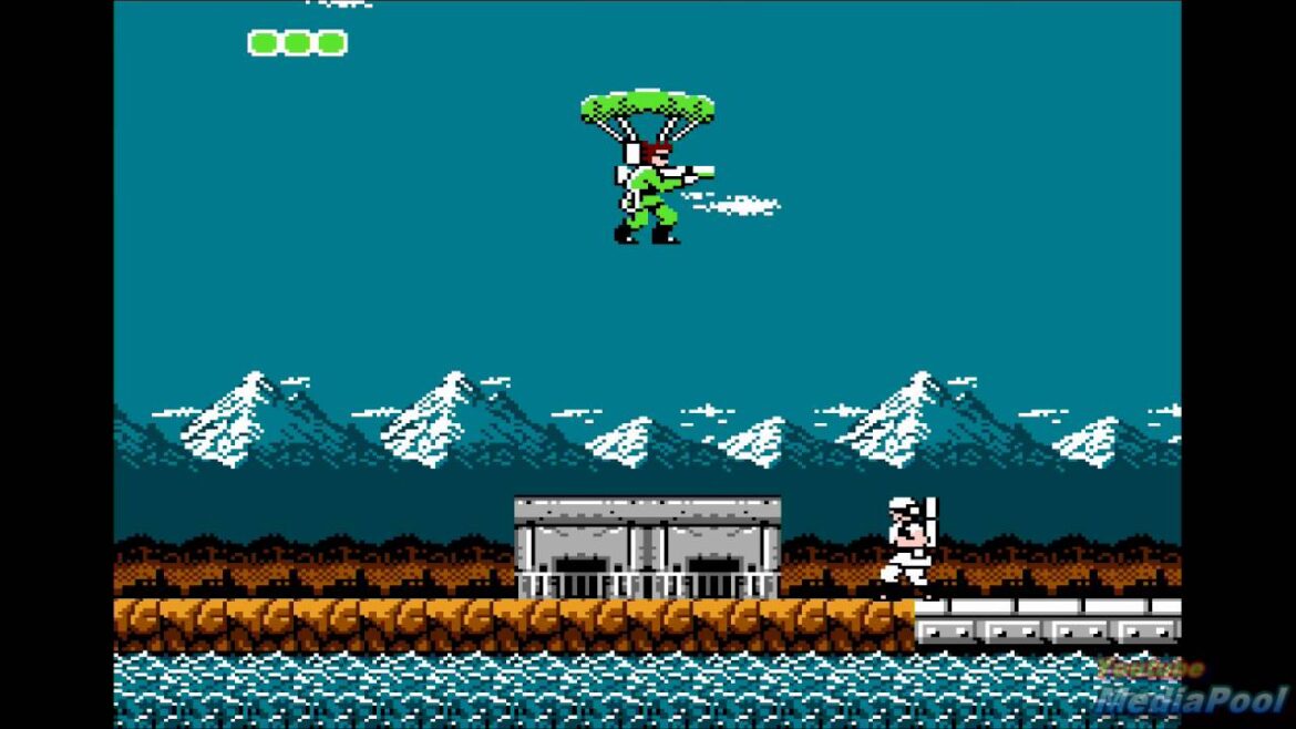 O clássico Bionic Commando do NES — Reviva as emoções do game Bionic Commando no antigo console Nintendo Entertainment System (NES) em uma aventura cheia de ação e plataformas.