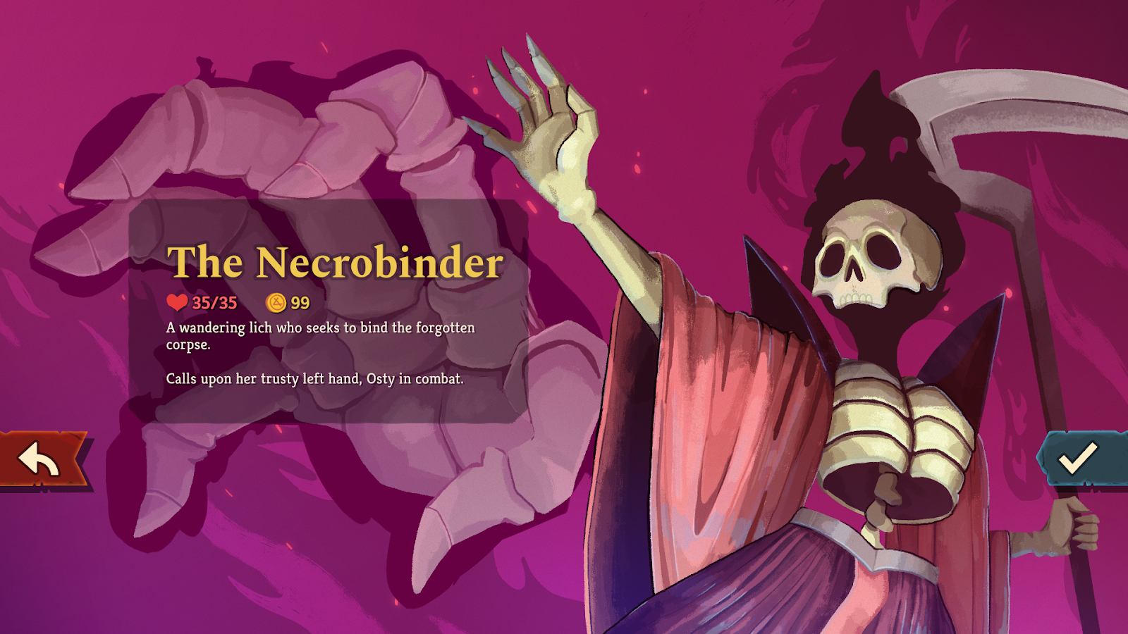 Imagem do Necrobinder em Slay the Spire 2