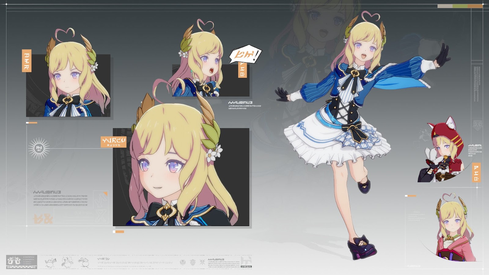 Imagem do jogo Blue Protocol: Star Resonance com avatar feminino usando habilidades mágicas