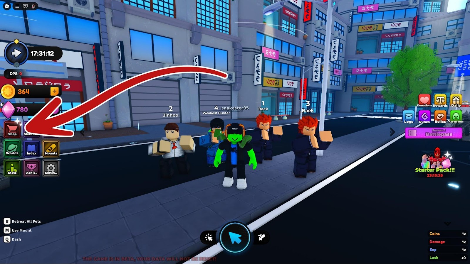 Como resgatar códigos no Anime Shadow 2
