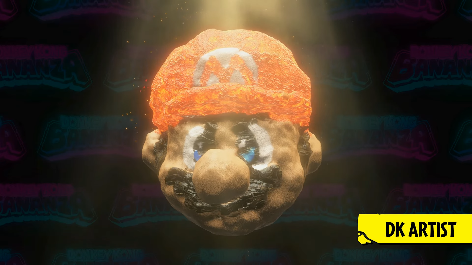 Criação no Modo Artista em Donkey Kong: Bananza