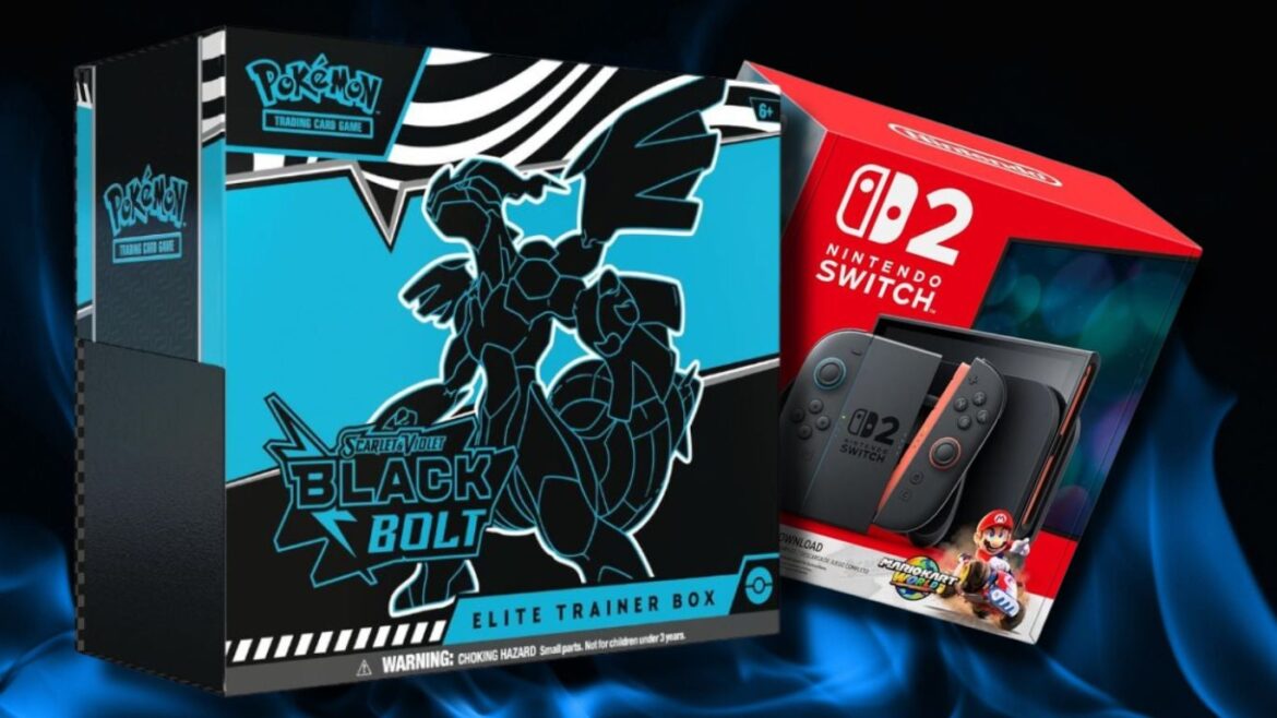 Ofertas imperdíveis: Pokémon TCG e Switch 2 em estoque — Aproveite o estoque com descontos no Pokémon TCG Black Bolt ETB e Nintendo Switch 2 em grandes ofertas na Amazon.