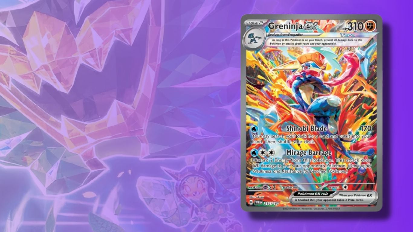 Greninja ex - Pokémon TCG
