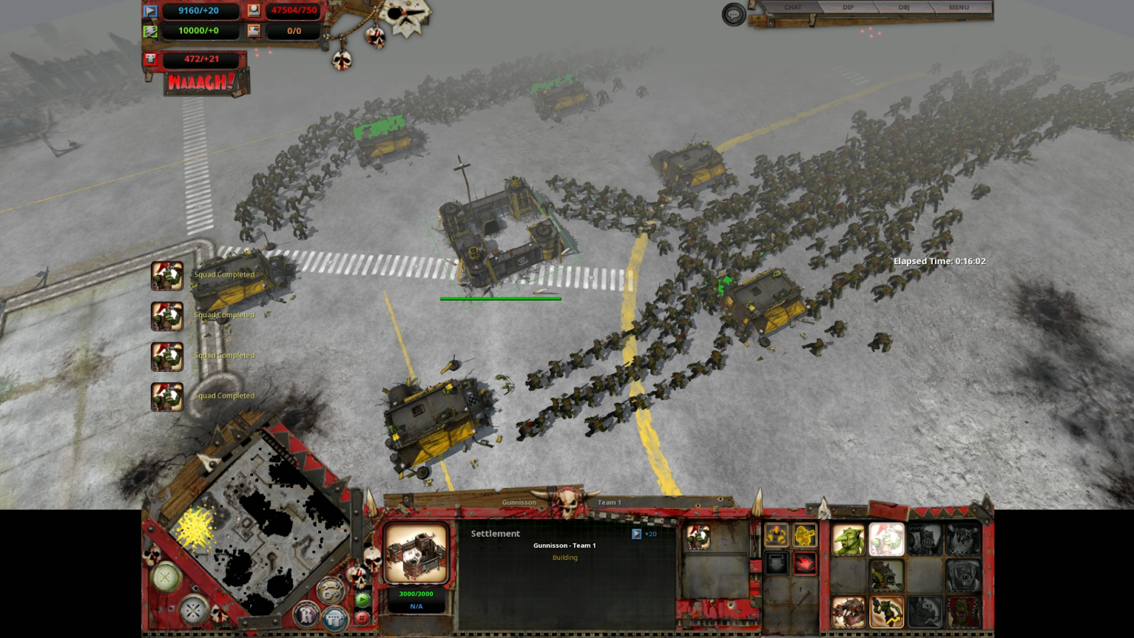 Última captura do experimento de Gunnisson: 47.504 Orks. Imagem: Gunnisson / Discord