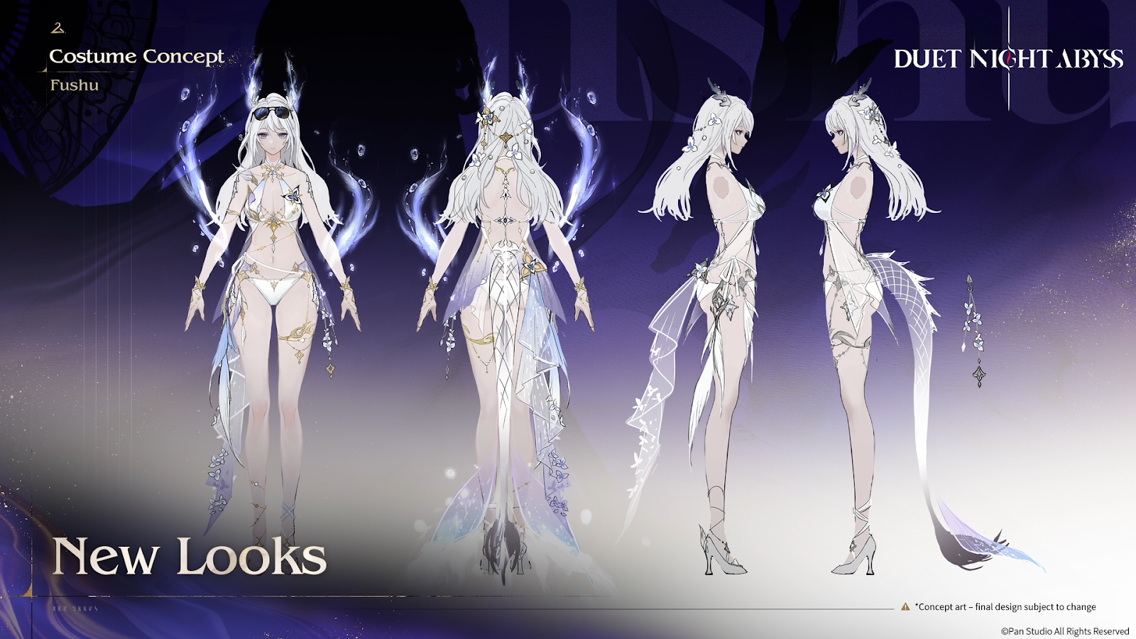Visual dos personagens jogáveis de Duet Night Abyss