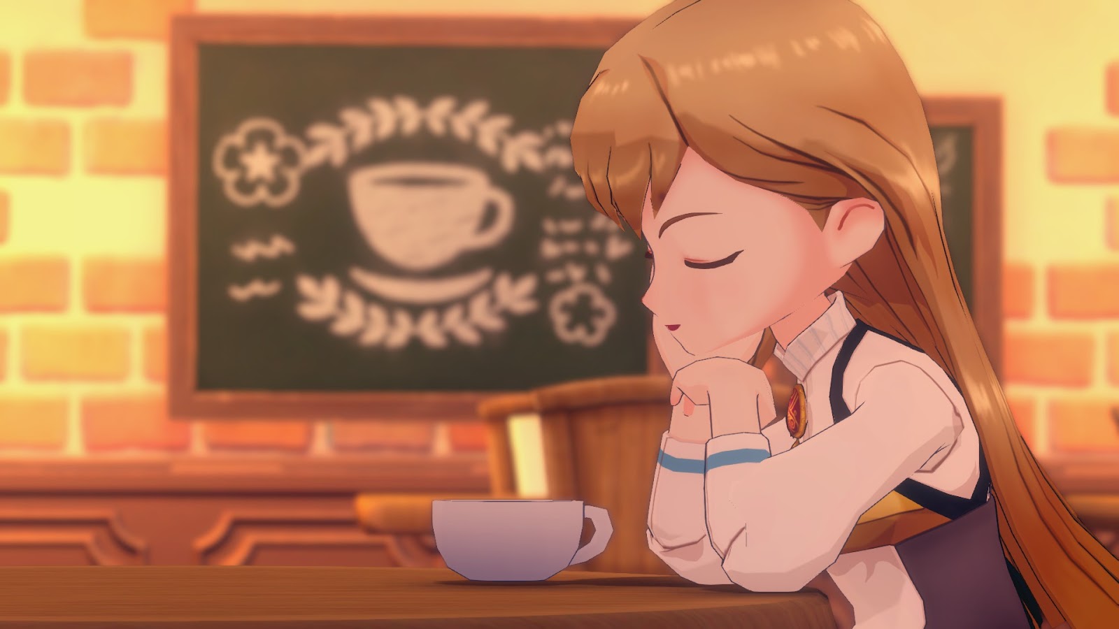 Cenário de Zephyr Town em Story of Seasons: Grand Bazaar