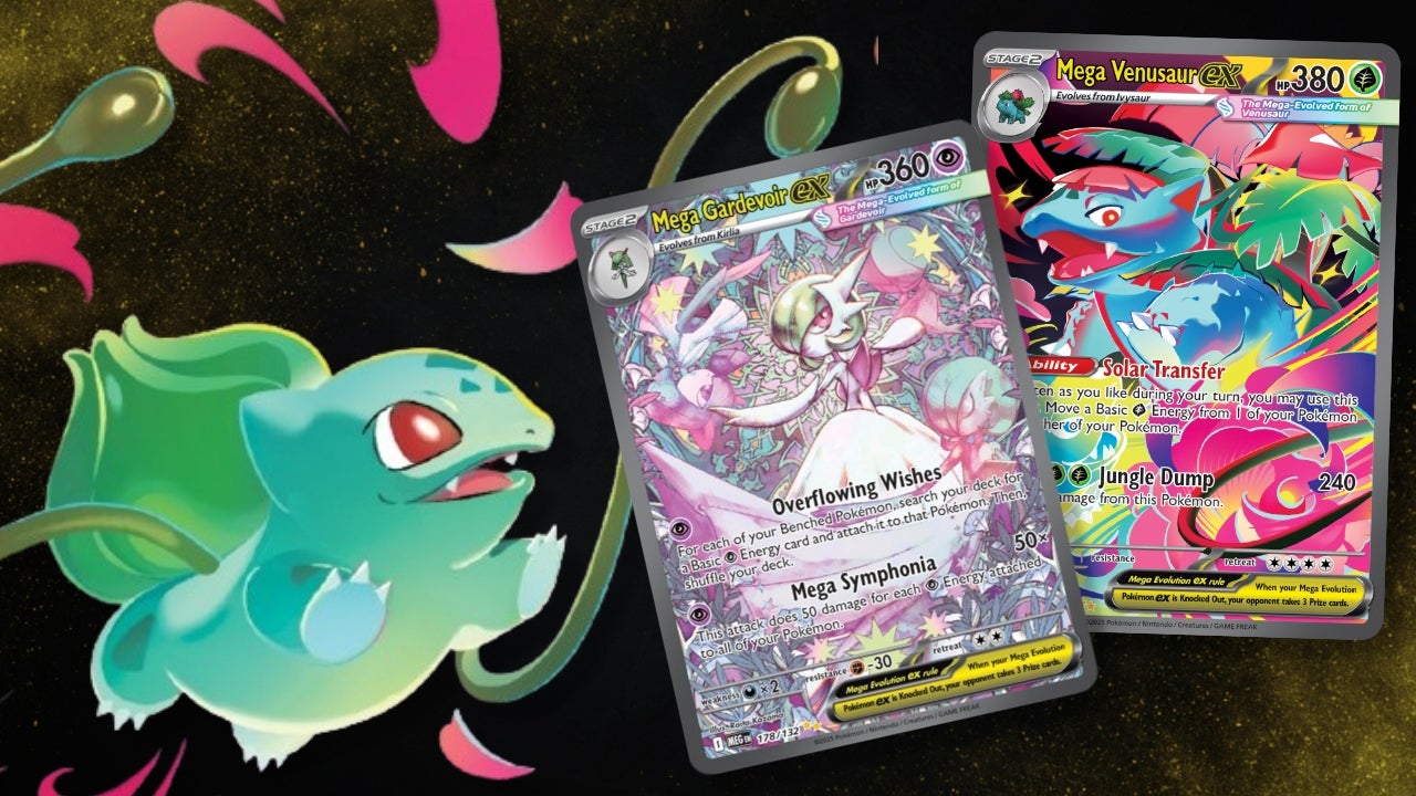 Mega Venusaur EX é destaque em coleções e decks Grass