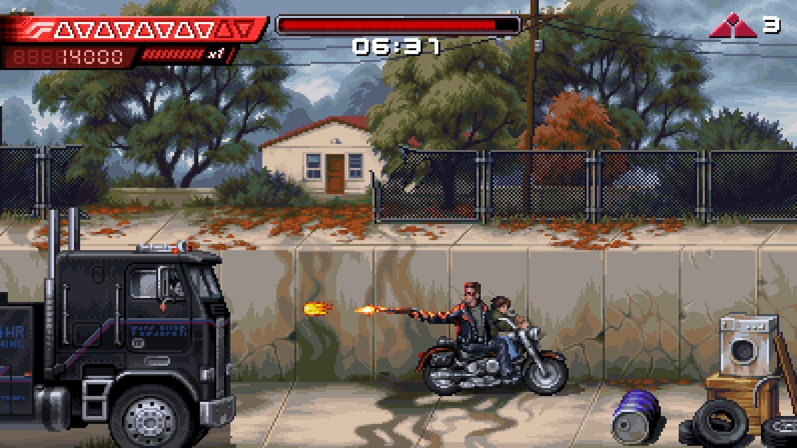 Imagem promocional de Terminator 2D: No Fate. Créditos: Reef Entertainment/IGN