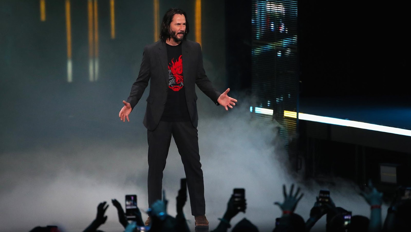 Keanu Reeves poderá retornar como Johnny Silverhand em Cyberpunk 2. Crédito: Christian Petersen/Getty Images