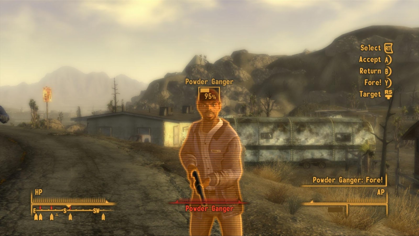 Cena do jogo Fallout: New Vegas