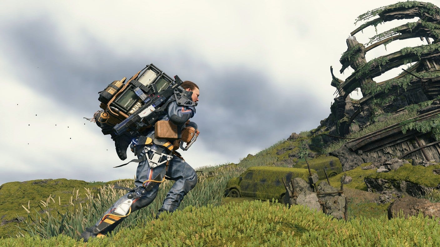 Exoesqueleto de Death Stranding 2 da Dnsys e Kojima Productions