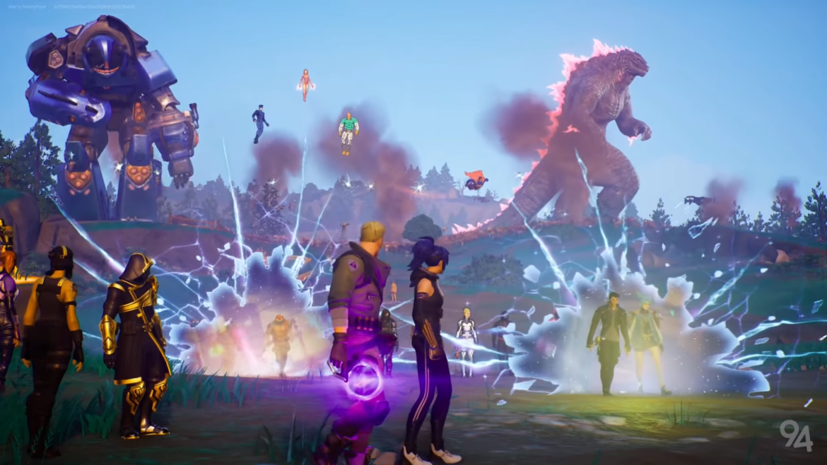 Fortnite zero hour reúne milhões de jogadores em evento épico — Fortnite zero hour atrai 10,5 milhões de jogadores com heróis icônicos como Godzilla e Iron Man em uma batalha épica.