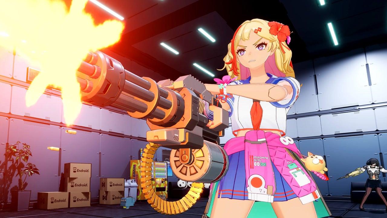 Full Metal Schoolgirl - combate em arena