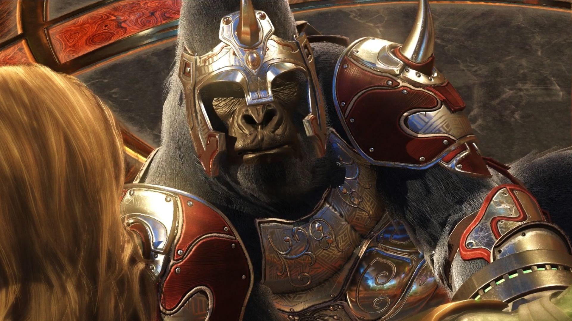 Gorilla Grodd totalmente armado