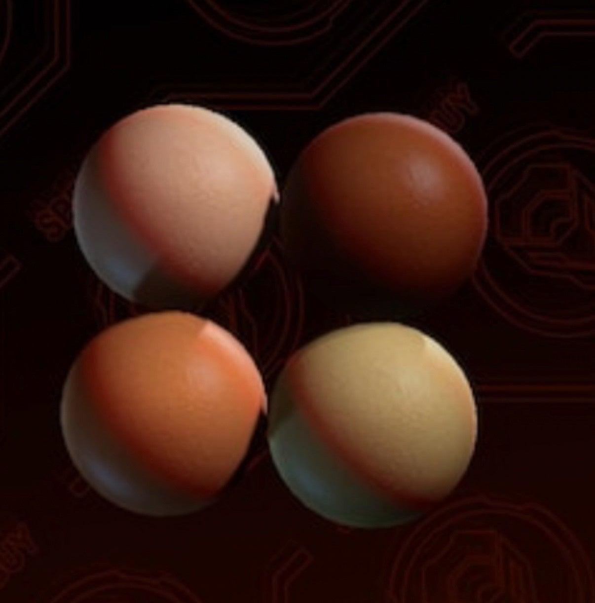 Skinballs usado para testes de iluminação de pele