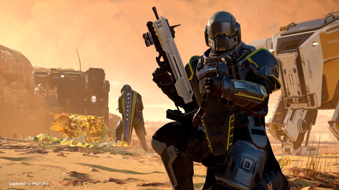 Helldivers 2 apresenta Exo Experts Warbond — Helldivers 2 lança Exo Experts Warbond com novas armaduras e armas, intensificando a ação no jogo.