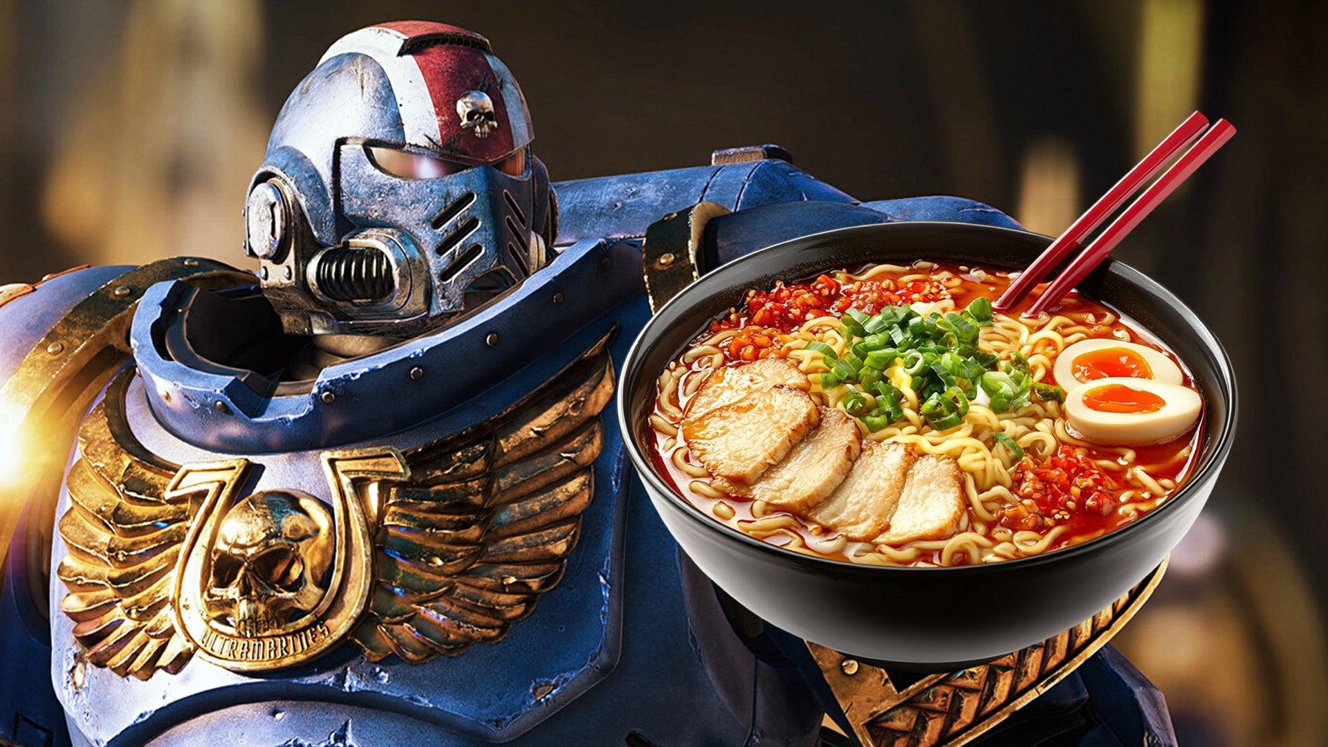 Loja de Ramen e Warhammer no Jap&atilde;o